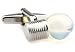 Reflective Light Bulb Cufflinks Cuff Links