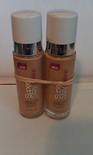 2-MARBELLINE SUPERSTAY MAKEUP 24HR. NATURAL TAN.