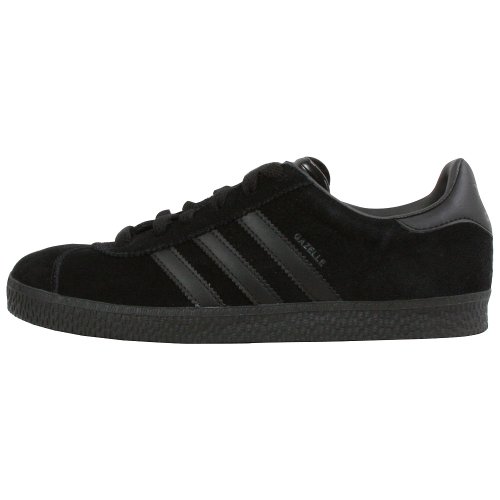 adidas gazelles -adidas Originals Little Kid Gazelle 2 Lea Sneaker,Black/Grey/Black,12 M US Little Kid