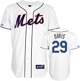 Ike Davis Jersey: Youth Majestic Alternate White Replica New York Mets Jersey
