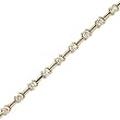 14K Yellow/White Gold 2 ct. Diamond Tennis Bracelet