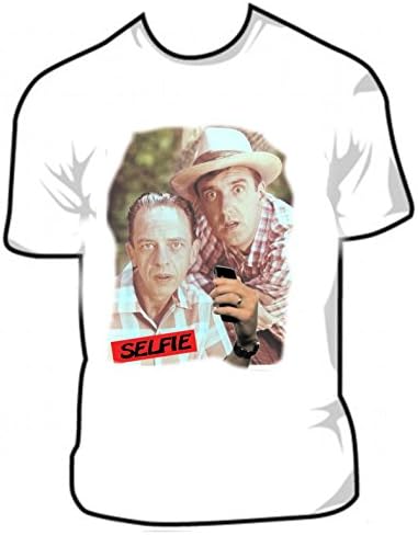 Barney Fife And Gomer Take A Selfie Photo T shirt Sizes Sm thru XXXL (XL)