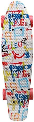 Lovesporter Junior Professional Coaching Graphic Plastic Colorful Coating Skateboard Complete Cruiser Board Mini Board