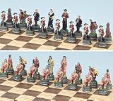 Cowboy And Indian Chess Set, King:3-1/4
