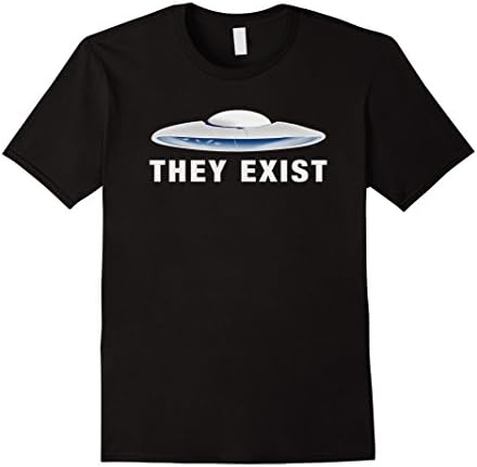 Men's UFO They Exist Shirt [Person of Interest] 2XL Black