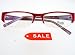 DIE ORIGINAL NERD® Damen Nerdbrille NC14,, Slim Red ,,