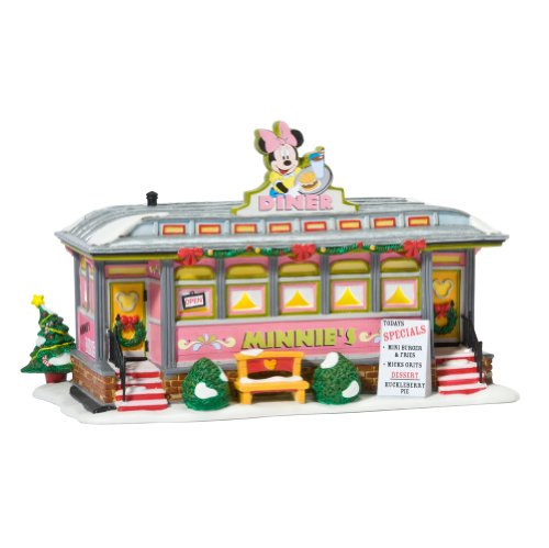 Department 56 Disney Village Lit House, Minnie's Diner