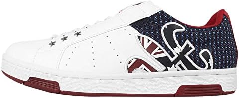 Royal elastics Men's Hydra, WHITE/BIKING RED/BLUE, 9.5 M US