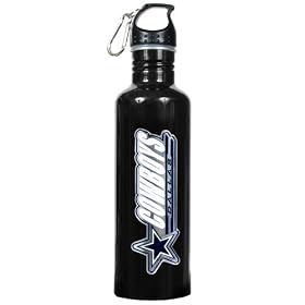 Click here to buy Dallas Cowboys Black Stainless Steel Water Bottle.