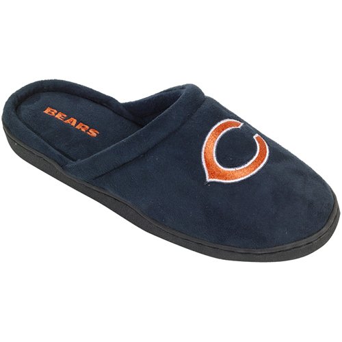 Reebok Men's NFL Slipper,Bears,Small (6-7 M US Men?s)
