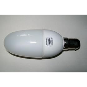 10 x Genuine Eveready 7w SBC B15 fitting Eco mini 100mm Candle bulbs low energy saving. Small bayonet cap.