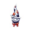 Halloween Cat Pewter Pin with Genuine Austrian Crystals