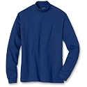 Long-Sleeve Interlock Mockneck