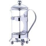 600ml Edelstahl Teekanne Teebereiter für 6 Tassen Kaffeebereiter Kaffeekanne