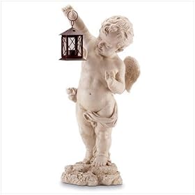 CHERUB TEALIGHT LANTERN B35-201 by Armoires