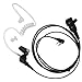 AOER® 2-pin Advanced Nipple Covert Acoustic Tube Bodyguard FBI Earpiece Headset Mic PTT/VOX for Kenwood TK-2202 TK-3202 TK-2312 TK-3312 Nexedge NX-220, NX-320 Puxing PX-888 PX-999 Wouxun KG-679 Plus KG-UVD1 KG-UVD1P Radio