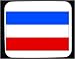 Decorated Mouse Pad with Yugoslavia, flag, map