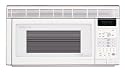 Sharp R-1871 1.1-Cubic-Foot 850-Watt Over-the-Range Convection Microwave, White