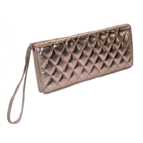 Mundi Quilted Lux Wristlet Clutch