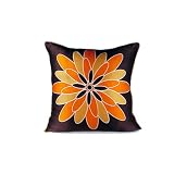Review Plush Living  / Dahlia Throw Pillow - Orange