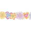 Flower Power Wallpaper & Border - Pink