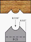 LRH P-21 Pair of Insert Plugs for Magic Molder