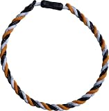 Pinnacle Sports Triad Titanium Triple Colors Necklace