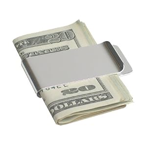 Silver Plated Money Clip by Goldfinger