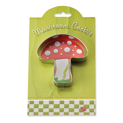 Ann Clark Mushroom Cookie Cutter Tin Plated Steel 3.5 Inches