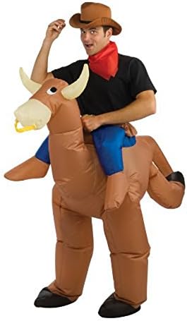SGY Inflatable Bull Rider Fancy Dress Costume