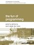 The Fun of Programming (Cornerstones of Computing)