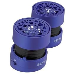iHome iHM78 Rechargeable Mini Speakers for iPod (Purple)