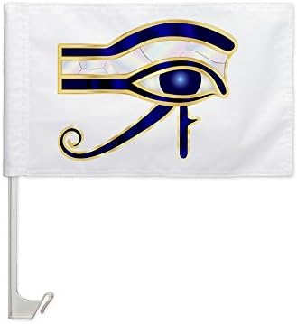 Car Flag (2-Sided) Egyptian Eye of Horus or Ra