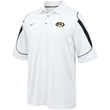 Nike Missouri Tigers White Stiff Arm 2008 Coaches Sideline Polo