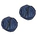 MaidMAX Pop-up Laundry Hamper, 2-Pack Foldable Mesh Sorter Bag Basket with Reinforced Carry Handles, Blue