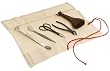 Ashcroft Gardens 5-Piece Bonsai Tool Set with Canvas Roll-Up Bag