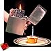 Gigantic Cigarette Chrome Lighter BBQ Zippo Style Gag Gift Image