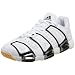adidas Men's Stabil S Court Shoe,White/Black/Silver,10 M