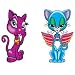 2 CATS Temporary Tattoo 2.5x3.5