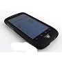 BLACK RUBBERIZED SNAP ON HARD SKIN FACEPLATE PHONE SHIELD COVER CASE FOR HTC NEXUS 1 NEXUS ONE + BELT CLIP