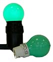 Green LED Unbreakable Golf Ball Lamp Bayonet (70x45) 100,000 Hrs