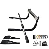 BEACHBORN Multi-Function Doorway Pull-Up Bar and 11 Piece Resistance Band Set COMBO PACK + FREE AB STRAPS