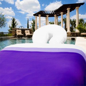 Roman Bath Theme Massage Table Sheet Set with Blanket