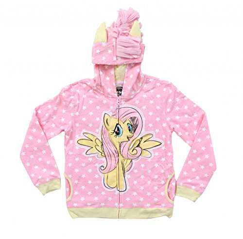 My Little Pony Fluttershy Stars Girls Pink Hoodie
