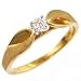 10K Round Cut Diamond Ring