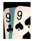 POKER BRAT PHIL HELMUTH - FAVORITE HOLE CARDS POKER ARTS WPT WSOP LAS VEGAS BINIONS CASINO CARDS Sports Giclee Poster Print by Teo Alfonso, 8x10