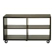 4-Cube Rolling Storage - Espresso (2x2)