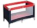 Babidéal 21005230 - Travel Cot,  Reisebett und Laufgitter inklusive faltbarer Matratze (60 x 120cm),  Navy/red