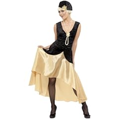 Schwarz-goldenes Charleston-Kost�m f�r Damen