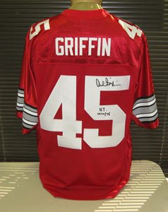 Archie Griffin Signed Ohio State Buckeyes Jersey - HT 74/75
